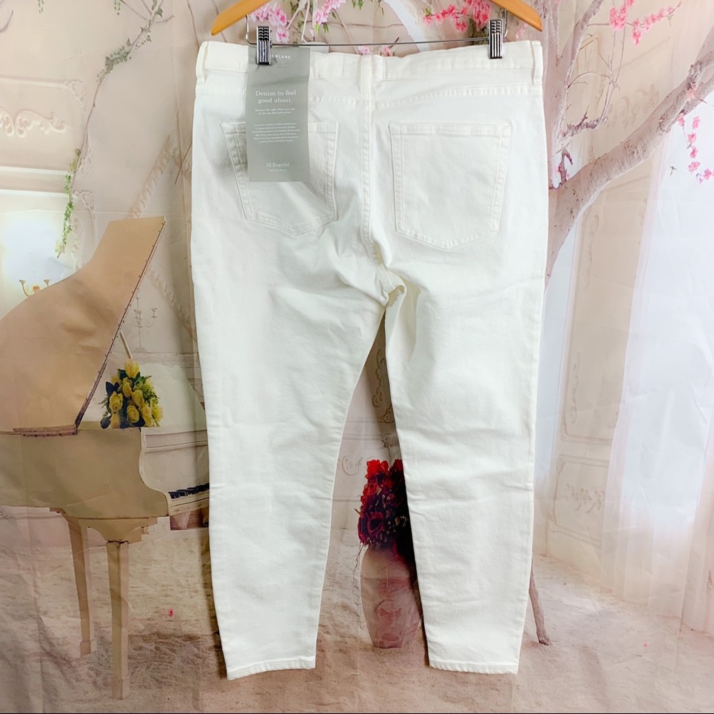 NEW EVERLANE White Mid-rise Skinny Jeans - Picture 5 of 10